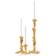 Polspotten Drip Gold Candle Holder 25cm