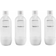 SodaStream White Carbonating Bottles Set of 4