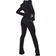 PrettyLittleThing Split Hem Tie Waist Cut Out Blazer Jumpsuit - Black