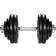 tectake Single Cast Iron Dumbbell 30kg