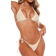 PrettyLittleThing Mix & Match Tie Side Bikini Bottom - Cream