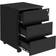 Songmics Mobile Lockable File Cabinet Black Chest of Drawer