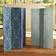 Oriental Furniture 6" Double Sided Ocean Damask Room Divider