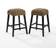 Crosley Furniture Edgewater Collection CF502527-SG 2 Bar Stool