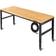 VEVOR Ställbart Arbetsbänk 4 Hjul 155 x 51 cm