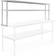 72 NSF Stainless Steel 2-Tier Wall Shelf