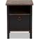 Baxton Studio Vaughan Brown/Black Nachttisch 39.9x39.9cm