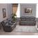 Betsy Furniture Bonded Sofa 85" 2pcs 5 Seater