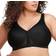 Glamorise MagicLift Front-Closure Posture Back Bra - Black