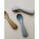 Konges Sløjd Silicone Clam Spoons 3-pack Warm Grey