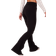 PrettyLittleThing Rib High Waist Seam Detail Flared Trousers - Black