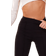 PrettyLittleThing Rib High Waist Seam Detail Flared Trousers - Black