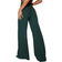 PrettyLittleThing Woven Double Belt Loop Suit Trousers - Dark Green