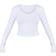 PrettyLittleThing Basic Blend Longline Long Sleeve Top - White