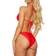 PrettyLittleThing Triangle Mix & Match Bikini Top - Red