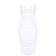 PrettyLittleThing Crinkle Texture Ruched Cowl Neck Midi Dress - White