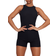 PrettyLittleThing Ribbed Racer Neck Unitard - Black