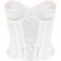 PrettyLittleThing Satin Corset - White