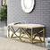 modway Intersperse Gold Settee Bench