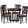 Baxton Studio Elodia Dining Set 35.4" 5