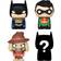 Batman Bitty Funko Pop! Mini-Figure 4-Pack