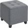 Homcom Square Grey Foot Stool 35cm