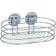 Wenko Cesto Mural Hondo Turbo Loc Cromo 23.5 x 13.5 x 10.5 cm