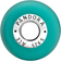 Pandora Murano Glass Charm - Silver/Green