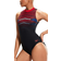 Speedo Printed Hydrasuit Swimsuit - Black/Fed Red/Chroma Blue/White