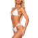 PrettyLittleThing Mix & Match Tie Side Bikini Bottom - White