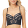 Hunkemöller Malika Padded Longline Underwired Bra - Black