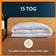 Slumberdown Chilly Nights 15 Tog Extra Warm & Thick White Duvet (200x135cm)