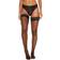 PrettyLittleThing Lace Top Fishnet Hold Up Stockings - Black