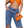 PrettyLittleThing Shape Extreme Rip Wide Leg Jeans - Vintage Wash