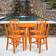 Flash Furniture Thomas Commercial Grade Patio Dining Set