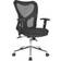 Techni Mobili Back Mesh Office Chair With Non Marking Caster Wheels, Adjustable Hight, Black Silla de oficina