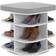 ClosetMaid Revolution Rotating White/Gray Shoe Rack 22.8x23.2"