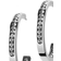 Edblad Andorra Earrings Small - Silver/Transparent