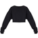 PrettyLittleThing Oversized Crop Sweatshirt - Black