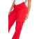 PrettyLittleThing Shape Buckle Detail Cargo Wide Leg Trousers - Red