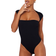 PrettyLittleThing Contour Rib Cut Out Short Sleeve Bodysuit - Black