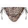 PrettyLittleThing Mix & Match Tie Side Bikini Bottom - Leopard