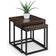 Julian Bowen Brooklyn Nesting Table 50x50cm 2pcs