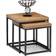 Julian Bowen Brooklyn Nesting Table 50x50cm 2pcs