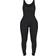 PrettyLittleThing Shape Ribbed Scoop Neck Jumpsuit - Black