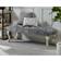 Roundhill Furniture Maxem Tufted Gray Settee Bench 48x18"