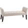 Homcom Armed Beige Settee Bench 60x25.5"