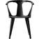 &Tradition In Between SK1 Black Lacquered Oak Kitchen Chair 77cm