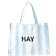Hay Candy Stripe Bag Medium - Blue/White