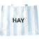 Hay Candy Stripe Bag Medium - Blue/White